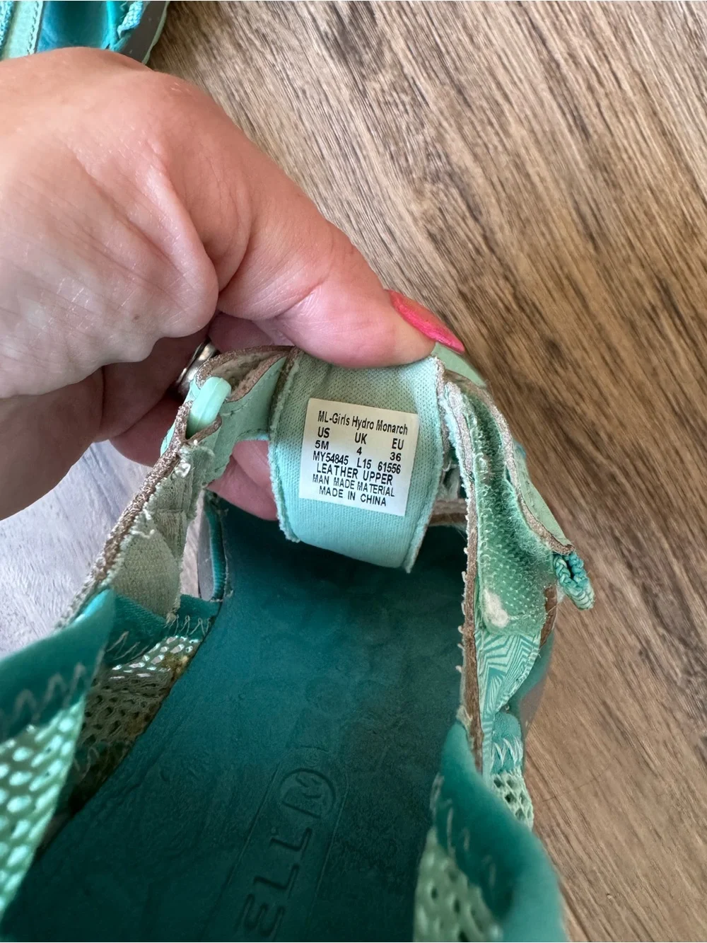 Merrell Kids Teal Adventure Sandals